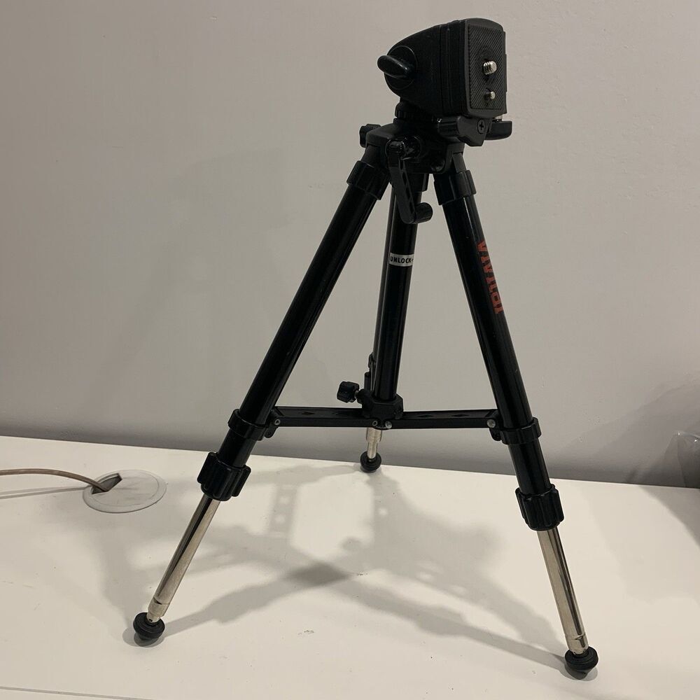Vivitar 600 Tripod 54” Black All Function Working